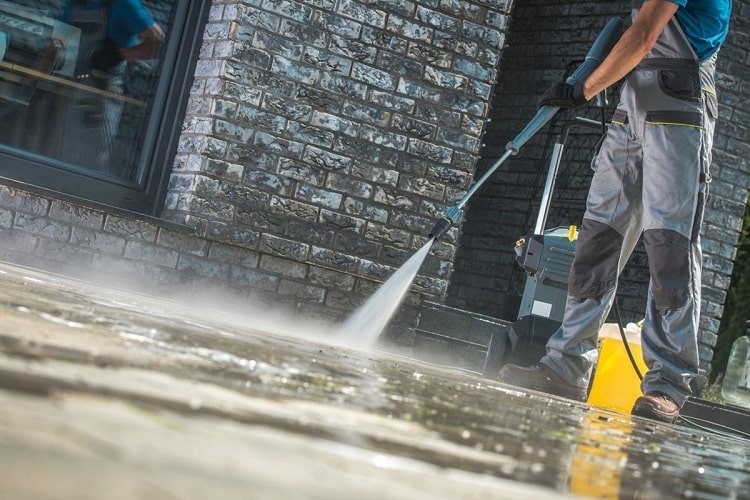 pressure washing